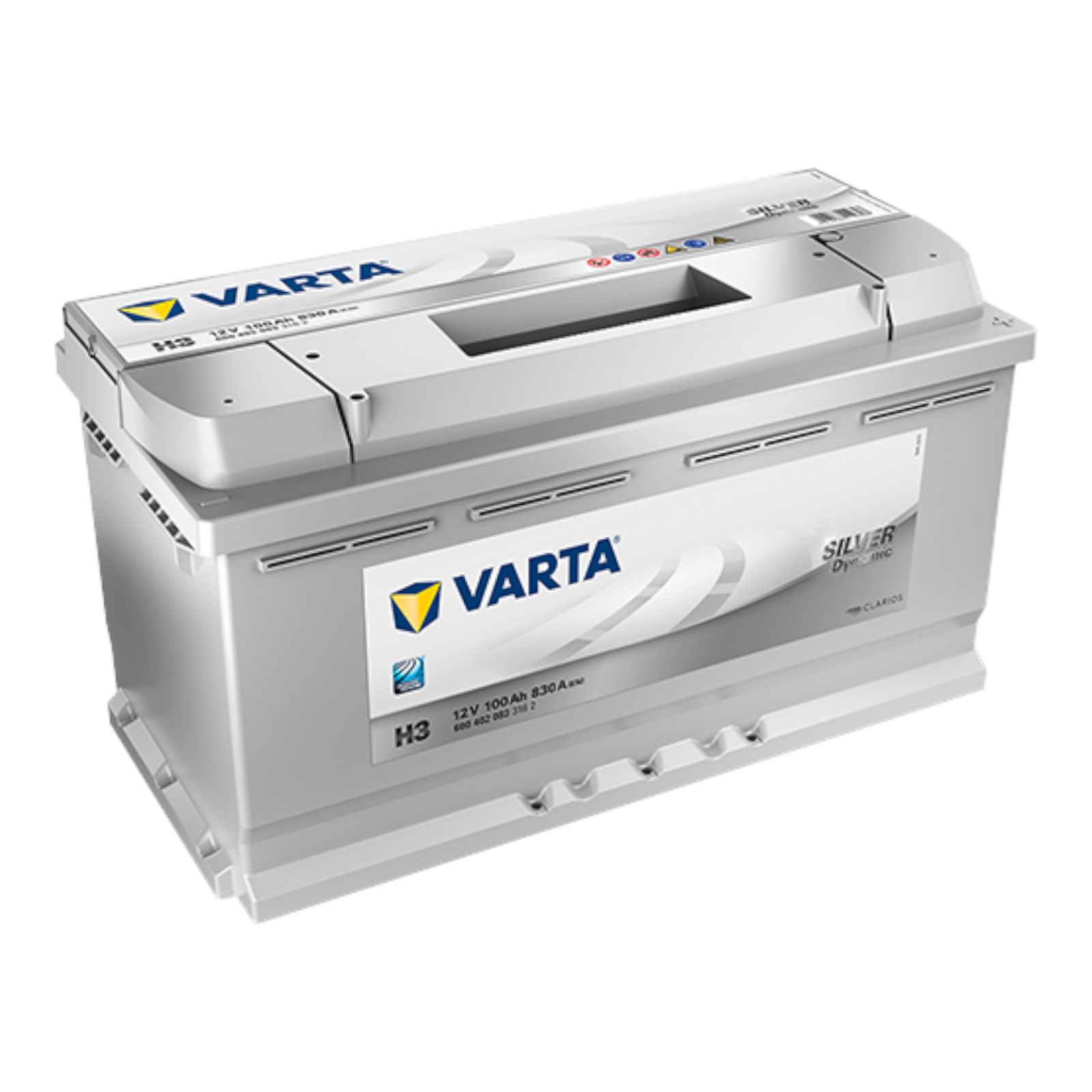 BATTERIA VARTA SILVER DYNAMIC H3 100Ah 830A